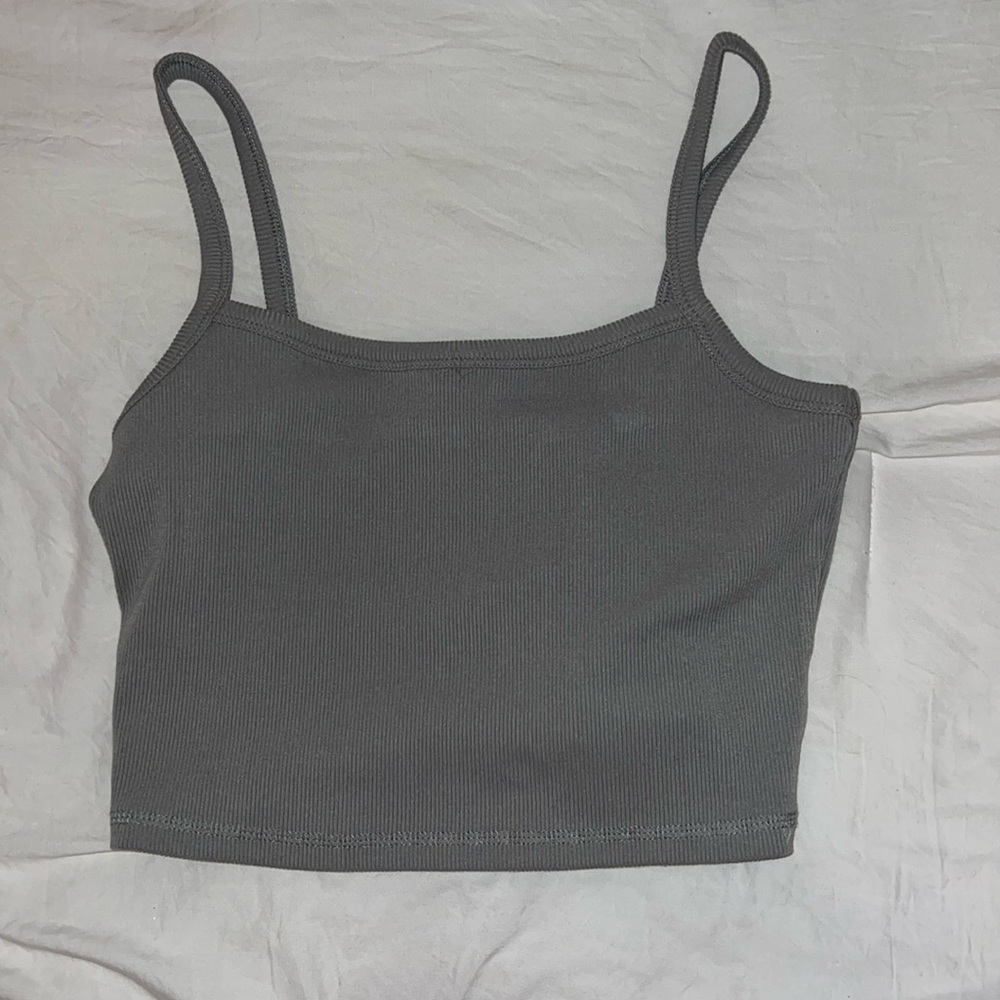 Grey boutique tank